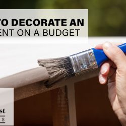 ways to decorate an apartment on a budget