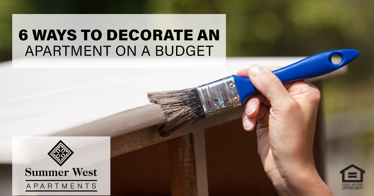 ways to decorate an apartment on a budget