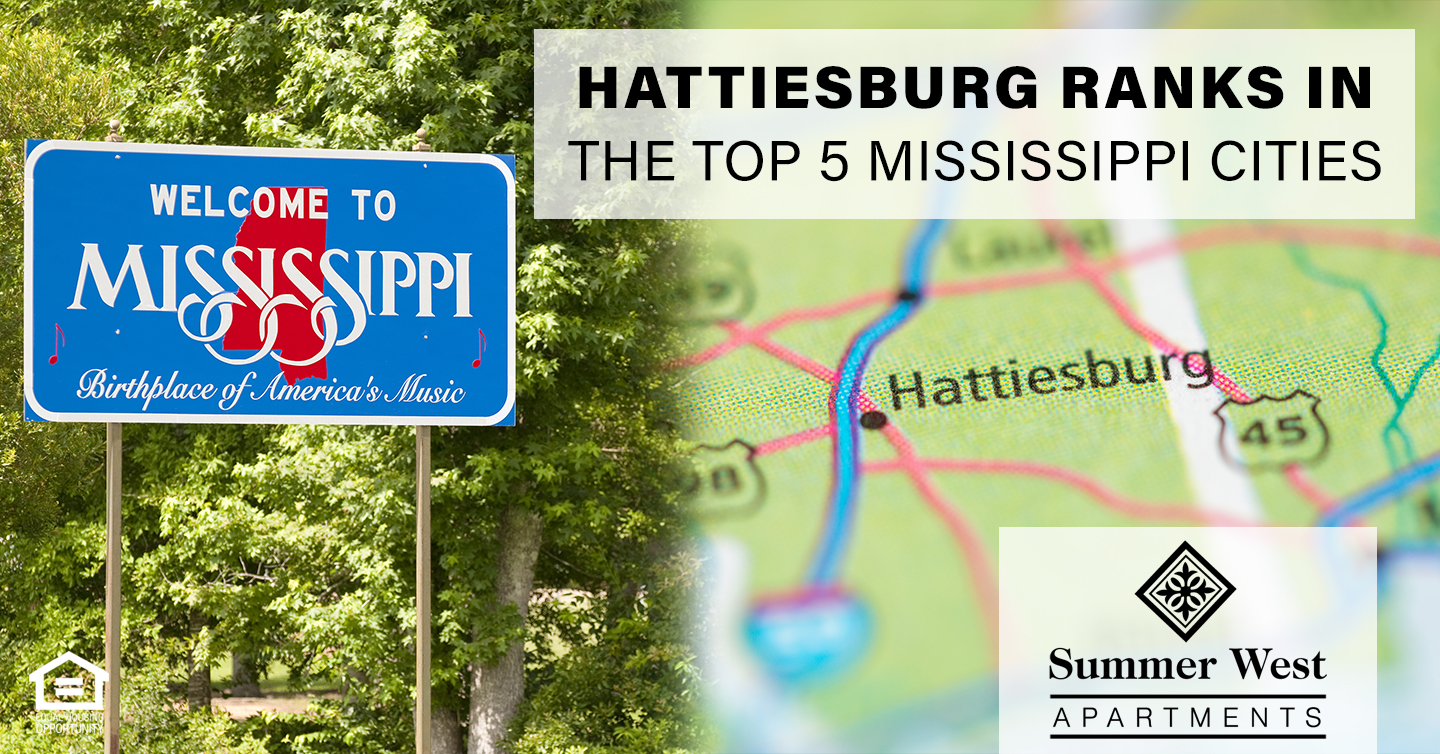 Hattiesburg ranks in top 5 Mississippi Cities