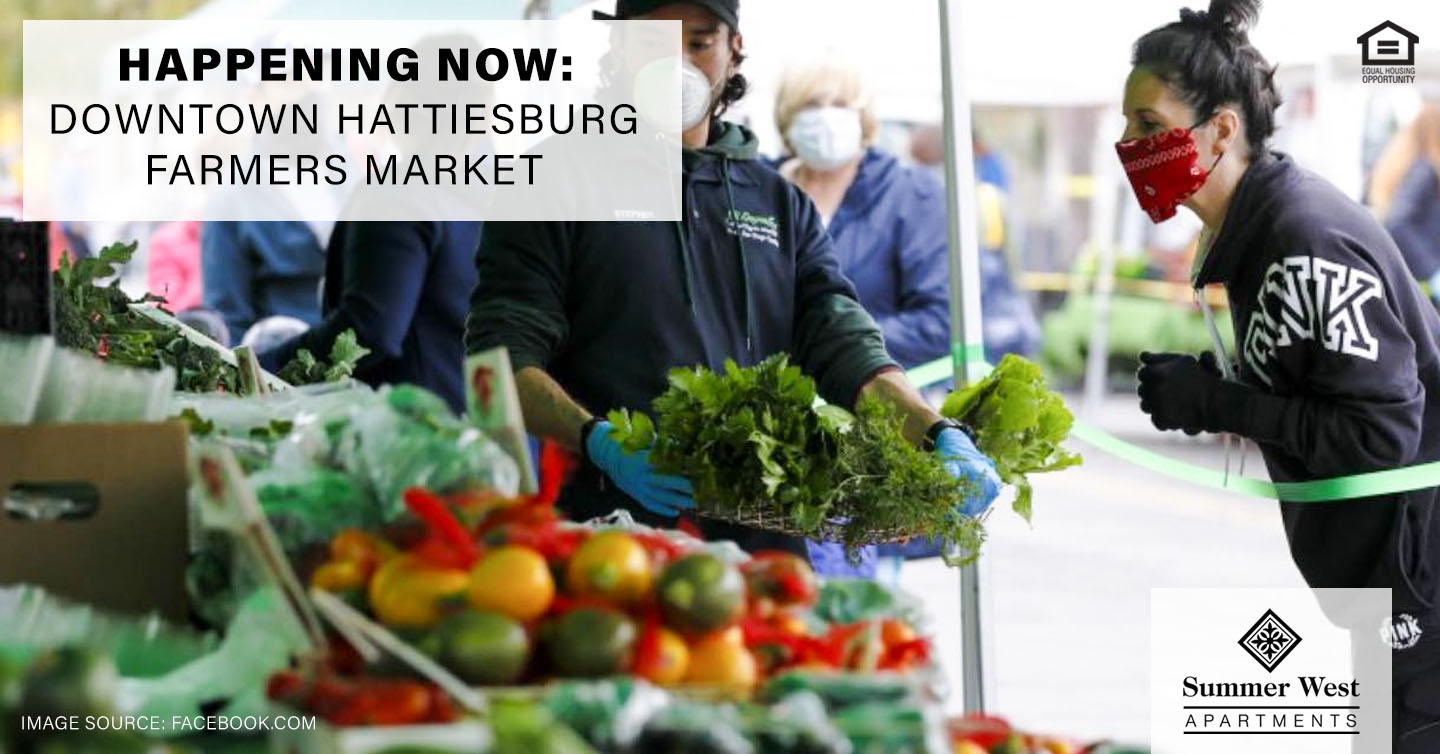 Happening Now: Downtown Hattiesburg Farmers Market